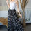 Thumbnail: Elastic Waistline Maxi Skirt