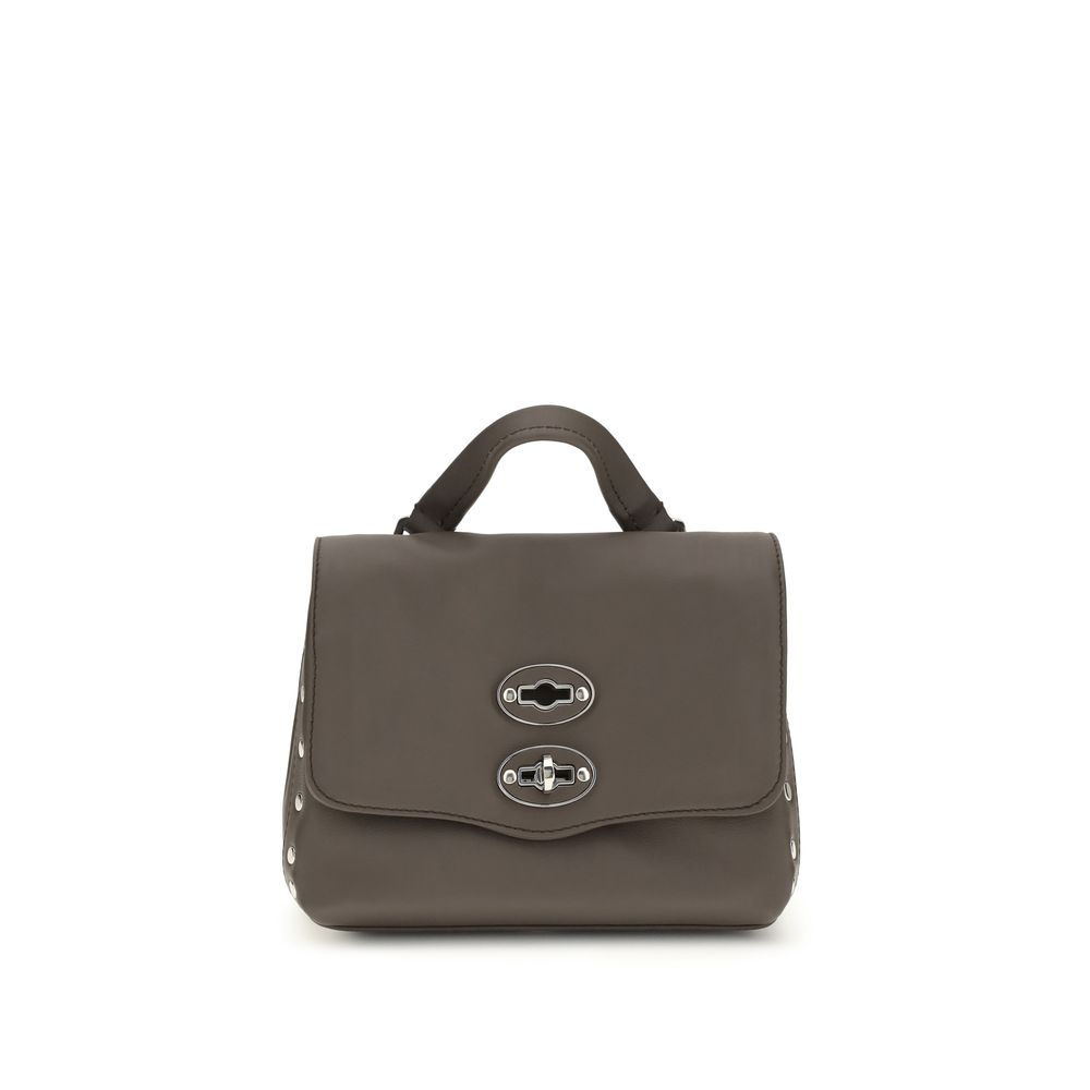 Zanellato Brown Calf Leather Bos Taurus Handbag