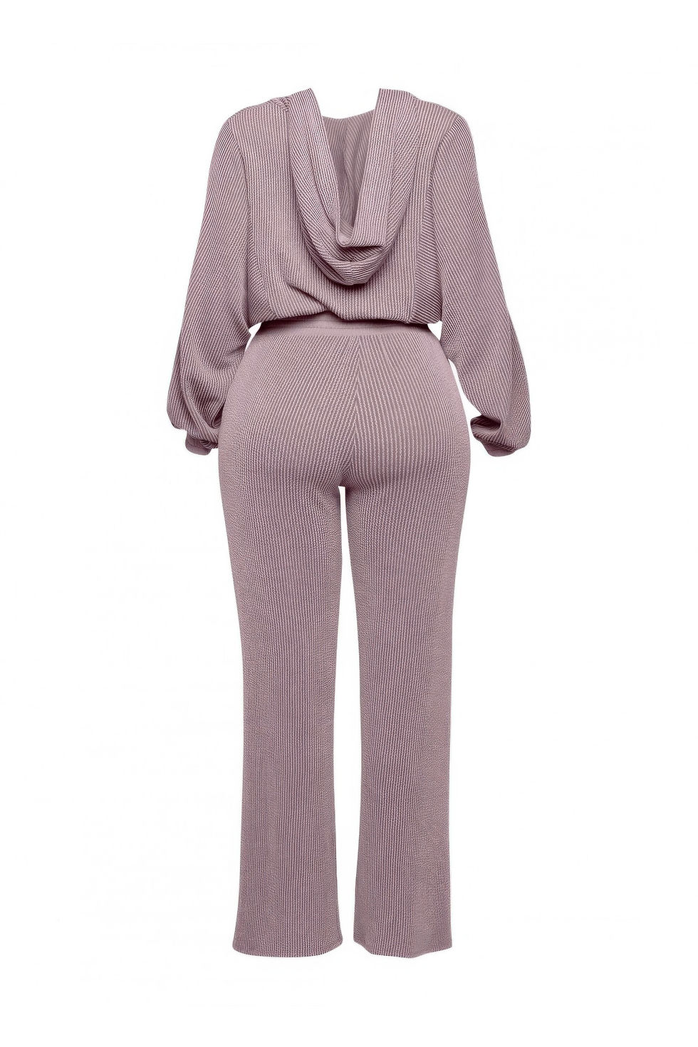 Thumbnail: Zipper Closure Hoodie Jacket & Pants Set