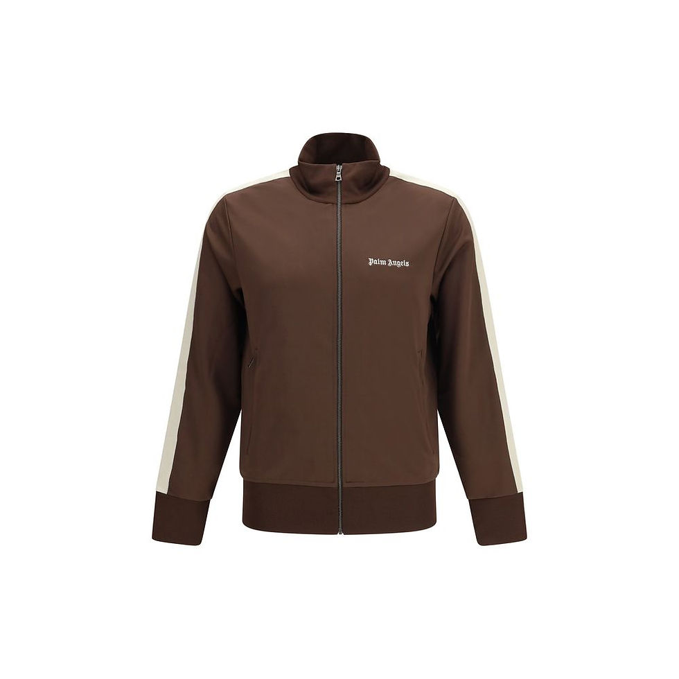 Thumbnail: Palm Angels Brown Polyester Shell Jacket