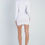Thumbnail: Knit Cut-out Bustier Top Lace Down Detail Mini Dress