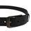 Thumbnail: Dolce & Gabbana Black Calf Leather Gold Metal Buckle  Belt