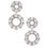 Thumbnail: Double Circle Rhinestone Earring