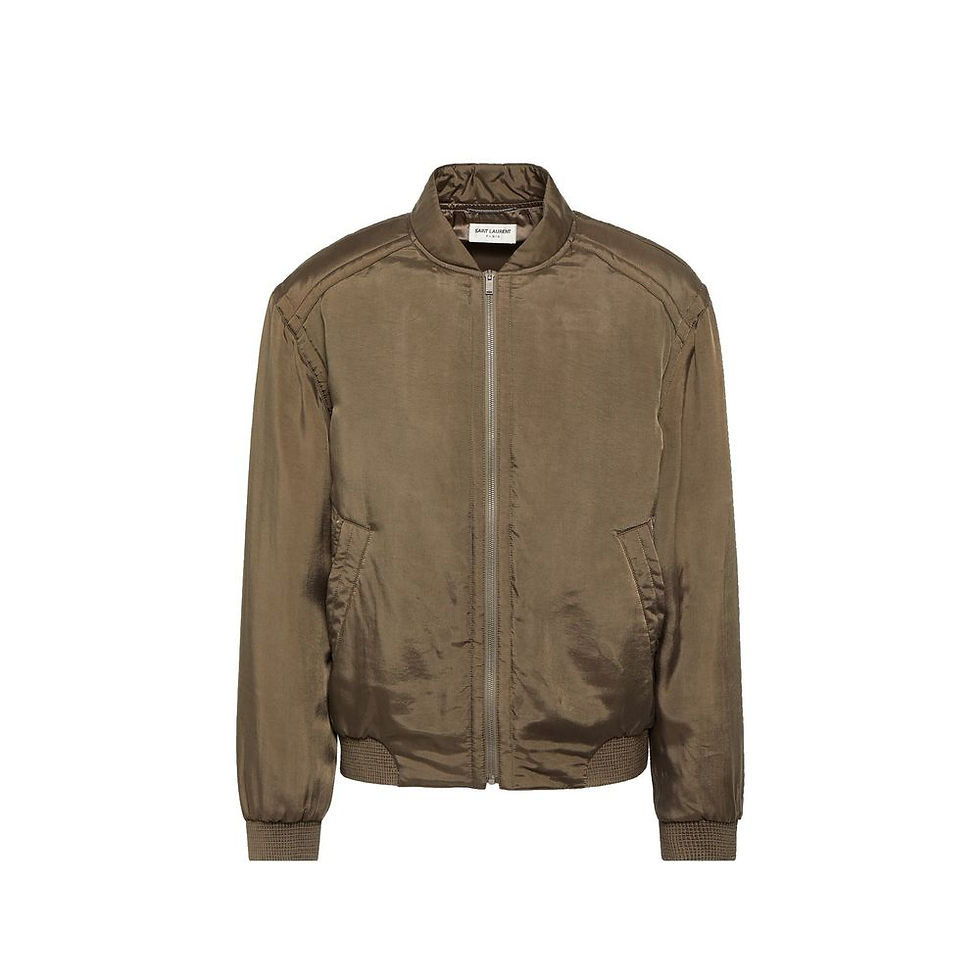 Thumbnail: Saint Laurent Green Copper Bomber