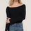 Thumbnail: Long flare slv off shoulder sweater         