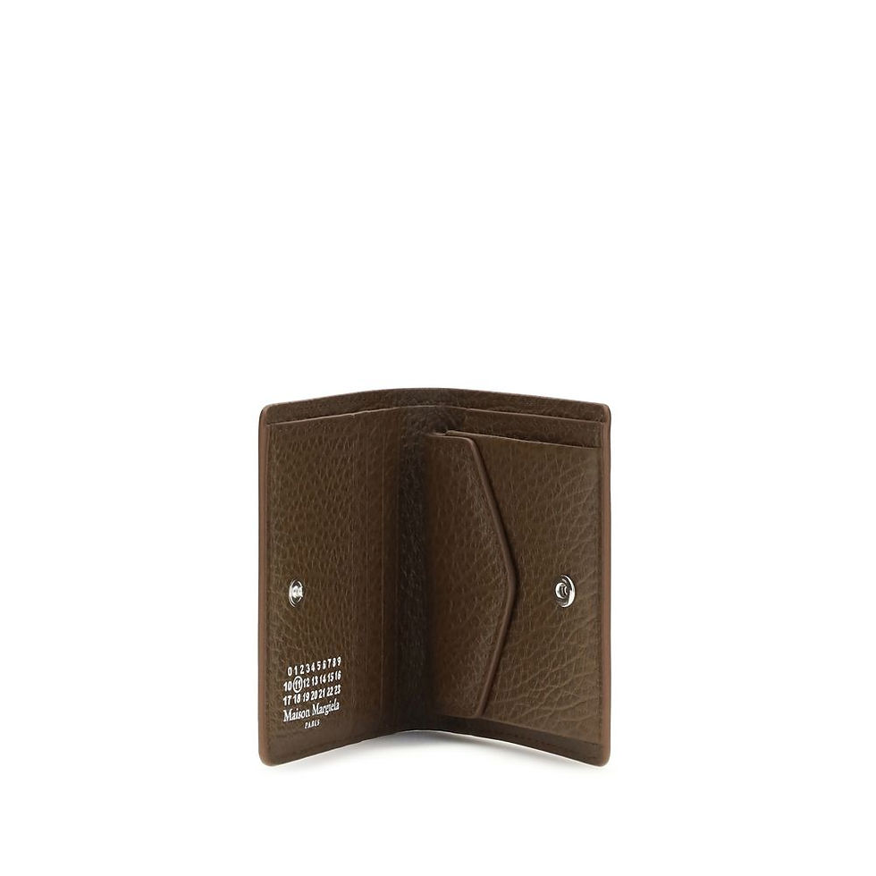 Thumbnail: Maison Margiela Brown Calf Leather Bos Taurus Wallet