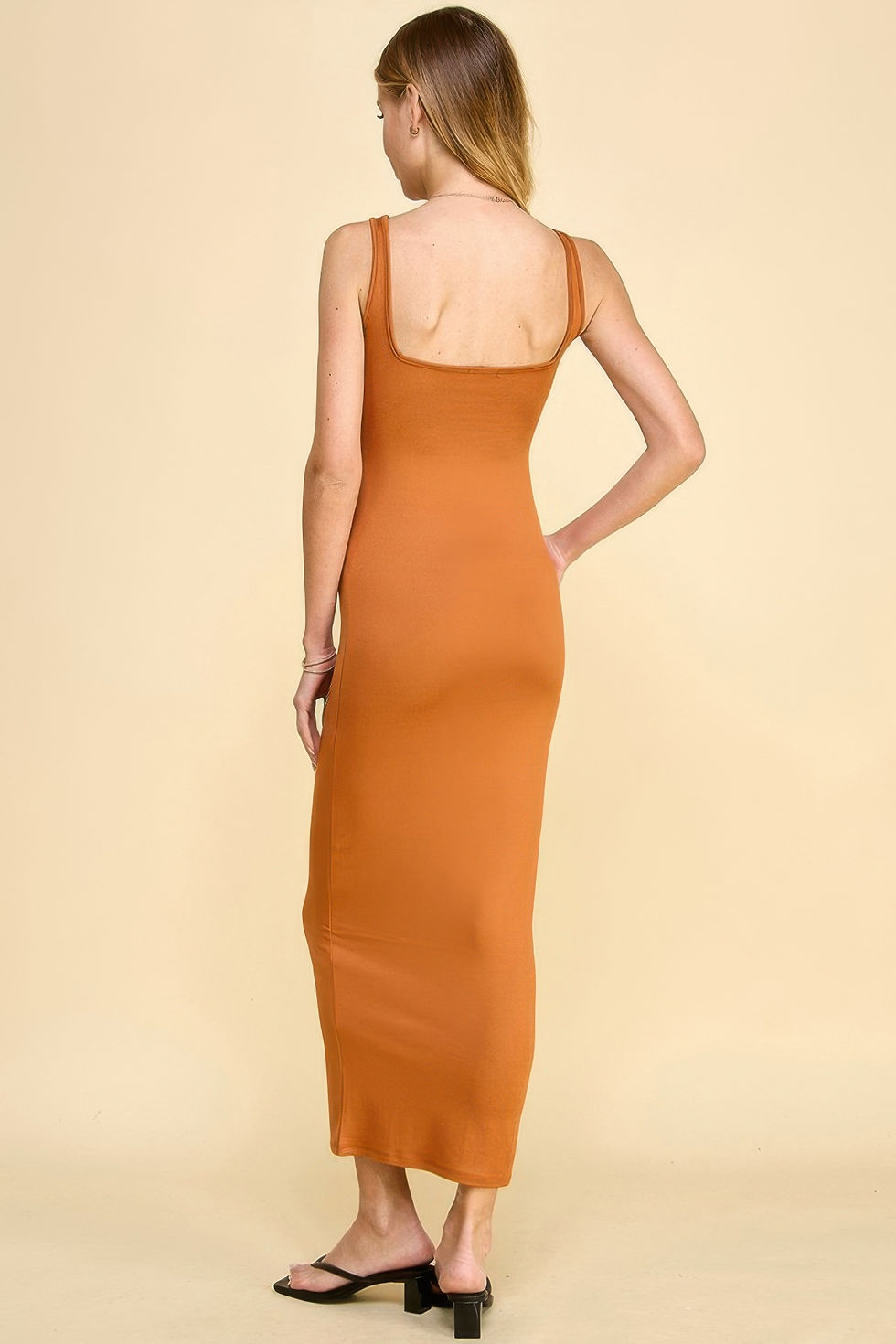 Thumbnail: Square Neck Tank Maxi Dress