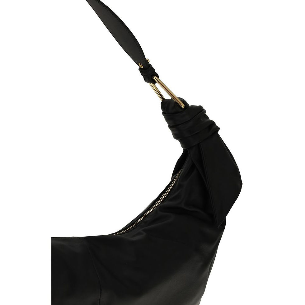 Thumbnail: Coccinelle Black Calf Leather Bos Taurus Shoulder Bag