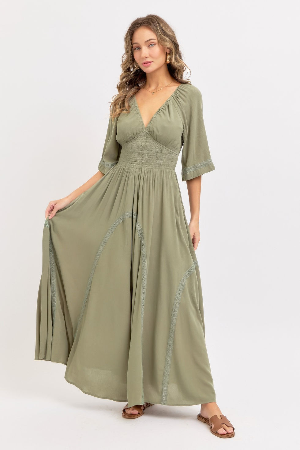 Thumbnail: Romantic Flowy Maxi Dress