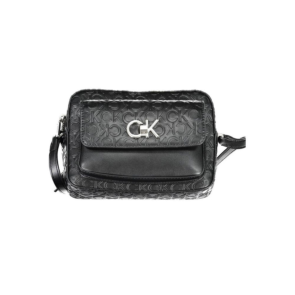 Thumbnail: Calvin Klein Black Polyester Women's Shoulder Bag