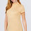 Thumbnail: Short Sleeve Mock Neck Rayon Spandex Rib Top