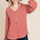 Thumbnail: Casual V Neck Basic Long Sleeve Top      