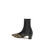 Thumbnail: Khaite Black Leather Ankle Boots