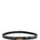 Thumbnail: Dolce & Gabbana Men Black Marble Leather DG Logo Buckle Belt