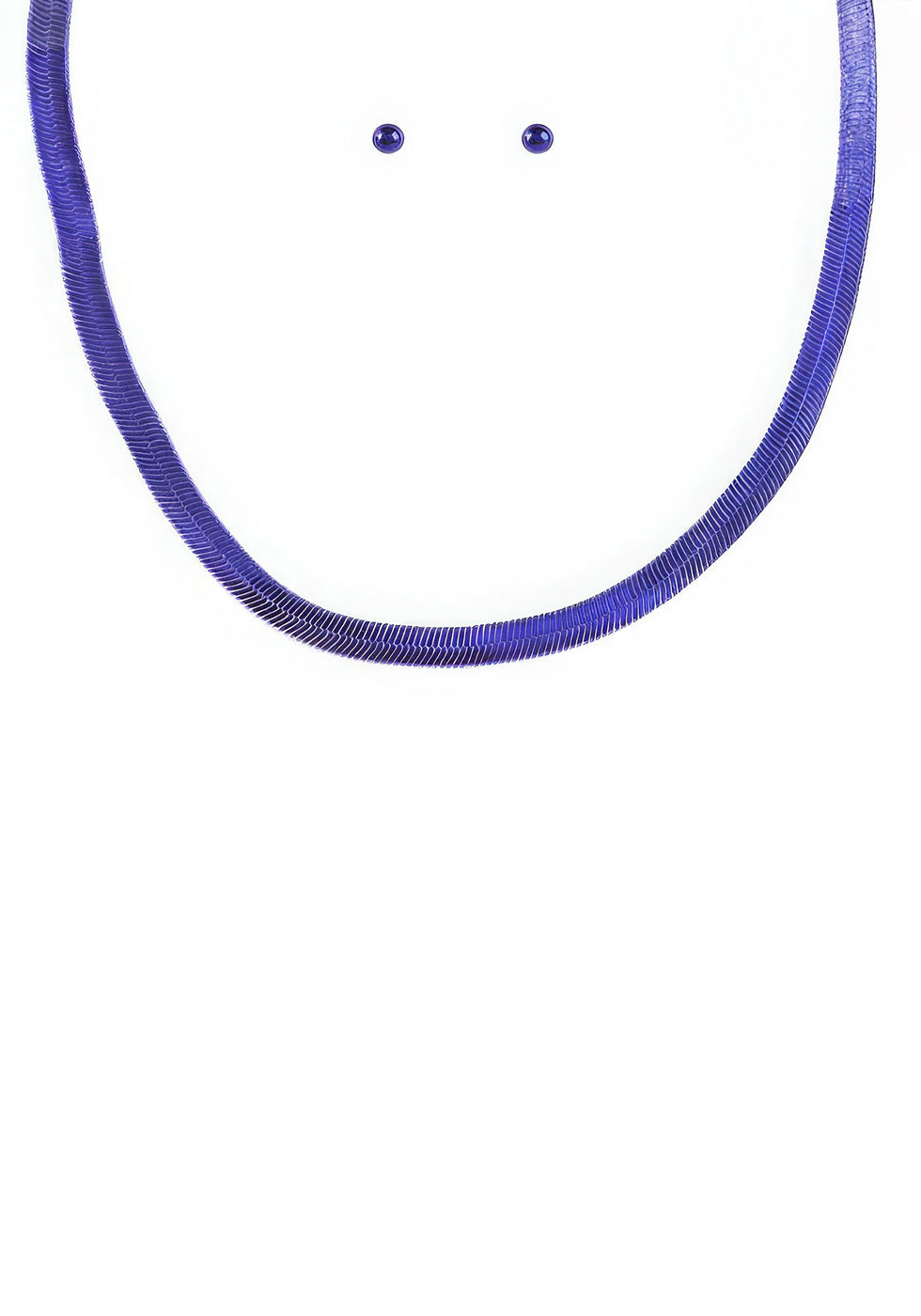 Thumbnail: Aluminumcoating Herringbone Necklace Set