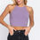 Thumbnail: Lace Up Open Cross Back Crop Cami