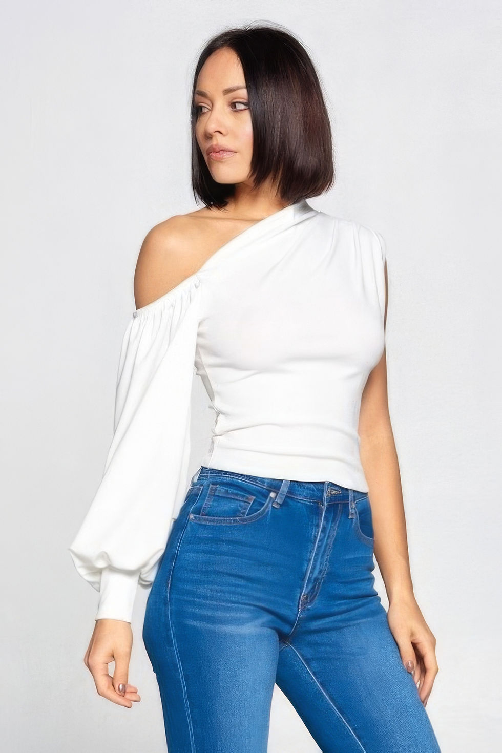 Thumbnail: Ladies One-shoulder Top