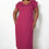 Thumbnail: Plus Size Hidden Pocket Batwing Sleeve V Neck Long Dress