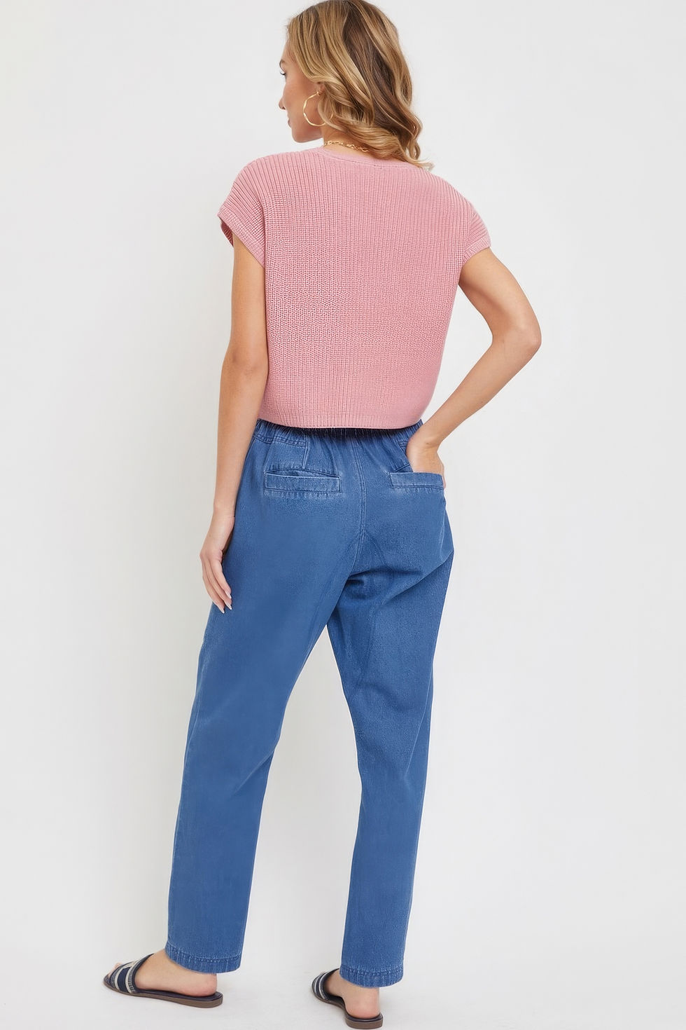 Thumbnail: Denim Jogger Pants