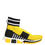 Thumbnail: Dolce & Gabbana Yellow Black Sorrento Socks Sneakers Shoes