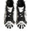 Thumbnail: Dolce & Gabbana Black White Studded Low Top Sneakers Shoes
