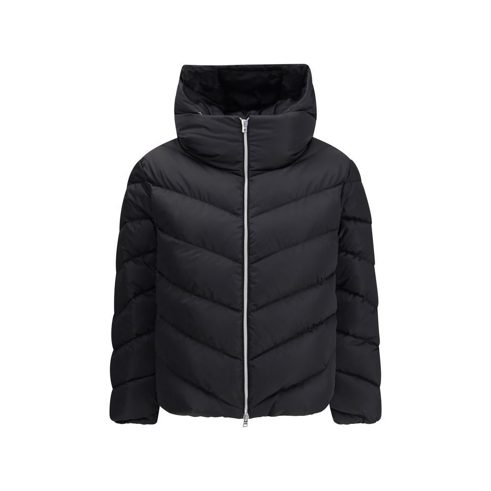 Herno Black Polyester Jackets And Coat