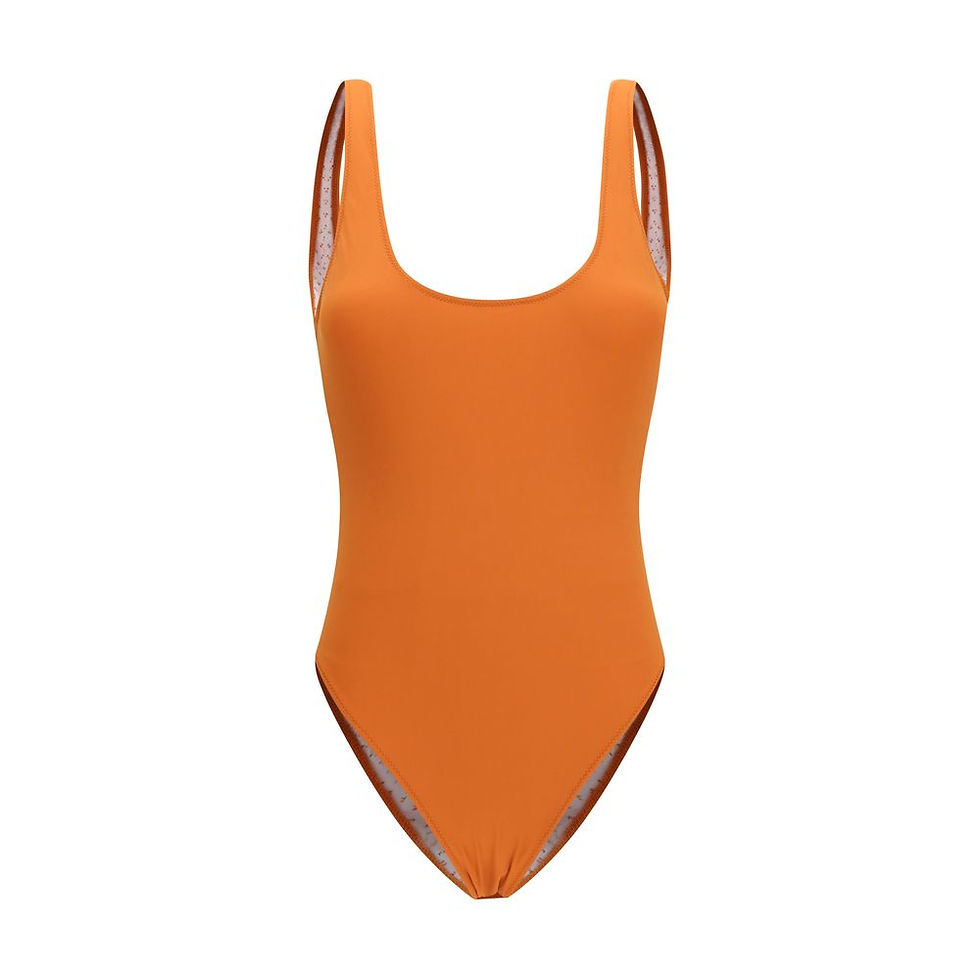 Thumbnail: Kristina Ti Orange Polyamide One-Piece Swimsuit