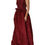 Thumbnail: Dolce & Gabbana Burgundy Silk Beaded Evening Gown Dress