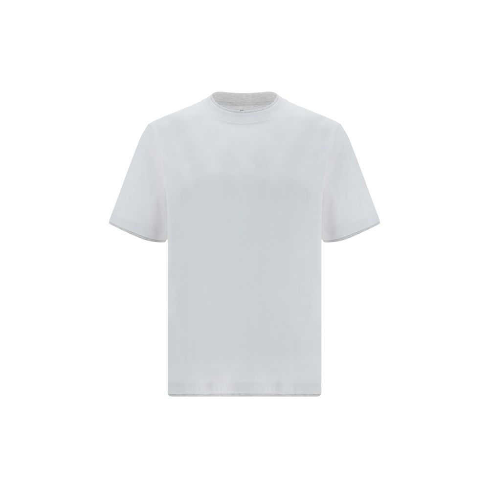 Brunello Cucinelli White Cotton T-Shirt