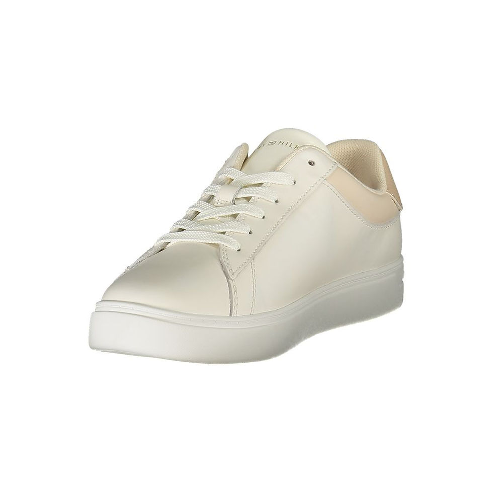Thumbnail: Tommy Hilfiger Beige Polyurethane Women Sneaker