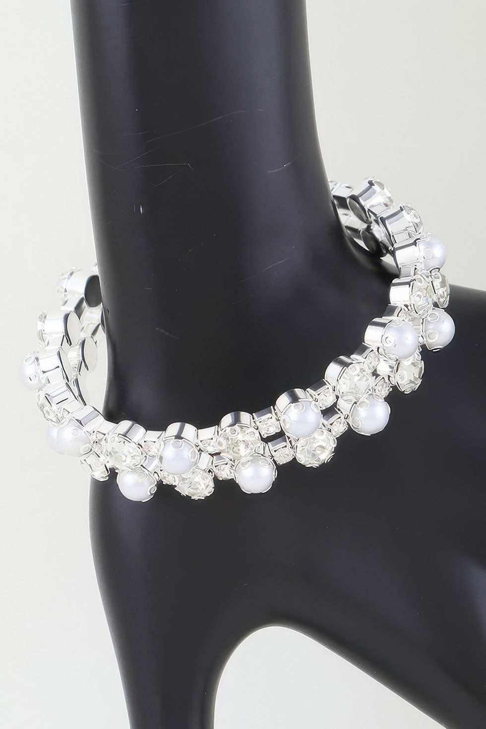 Thumbnail: Double Pearled Cuff Bracelet