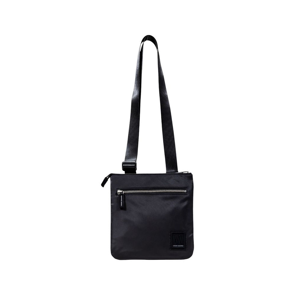Thumbnail: Armani Exchange Black Polyamide Messenger Bag