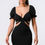 Thumbnail: Lux Side Cutout W/ Back Tie Detail Bodycon Dress