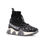 Thumbnail: Versace Black Fabric Athletic Sneakers