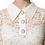Thumbnail: Dolce & Gabbana White Floral Lace Long Sleeves Shift Dress