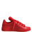 Thumbnail: Dolce & Gabbana Red Leather Lace Up Low Top Sneakers Shoes