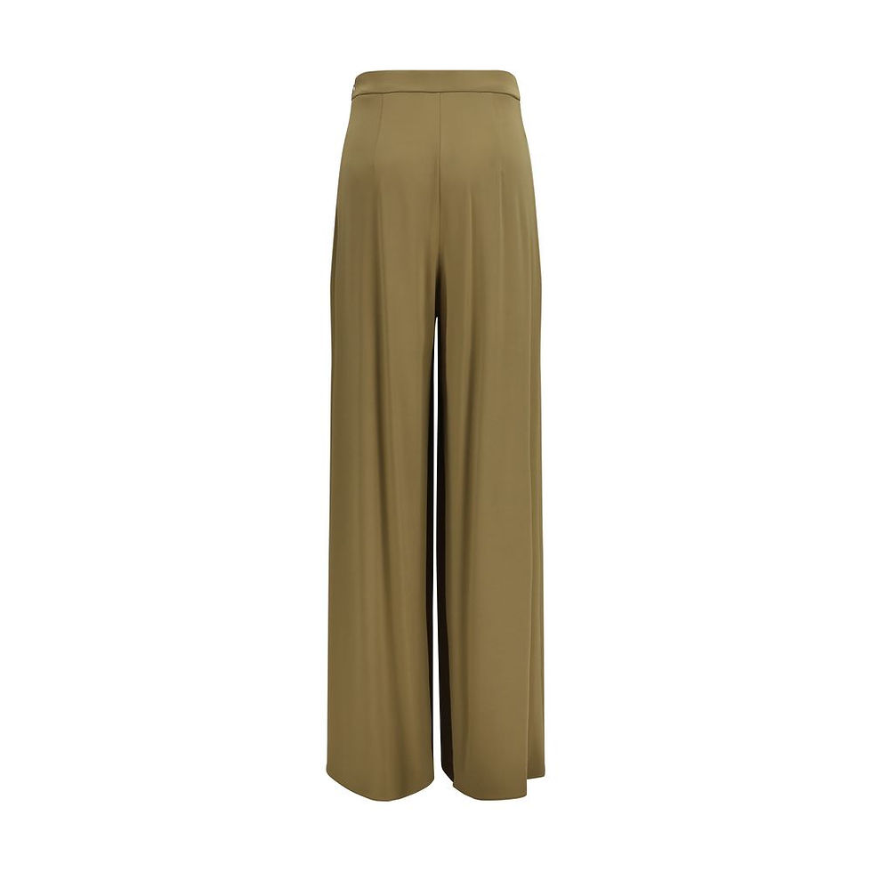 Thumbnail: Max Mara Pure Bicolor Viscose Casual Pants