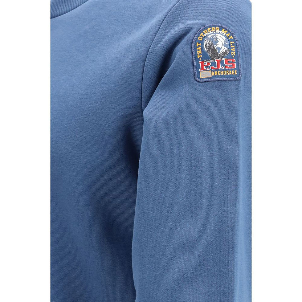 Thumbnail: Parajumpers Blue Cotton Sweatshirt