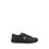 Thumbnail: Fendi Black Calf Leather Bos Taurus Athletic Sneakers