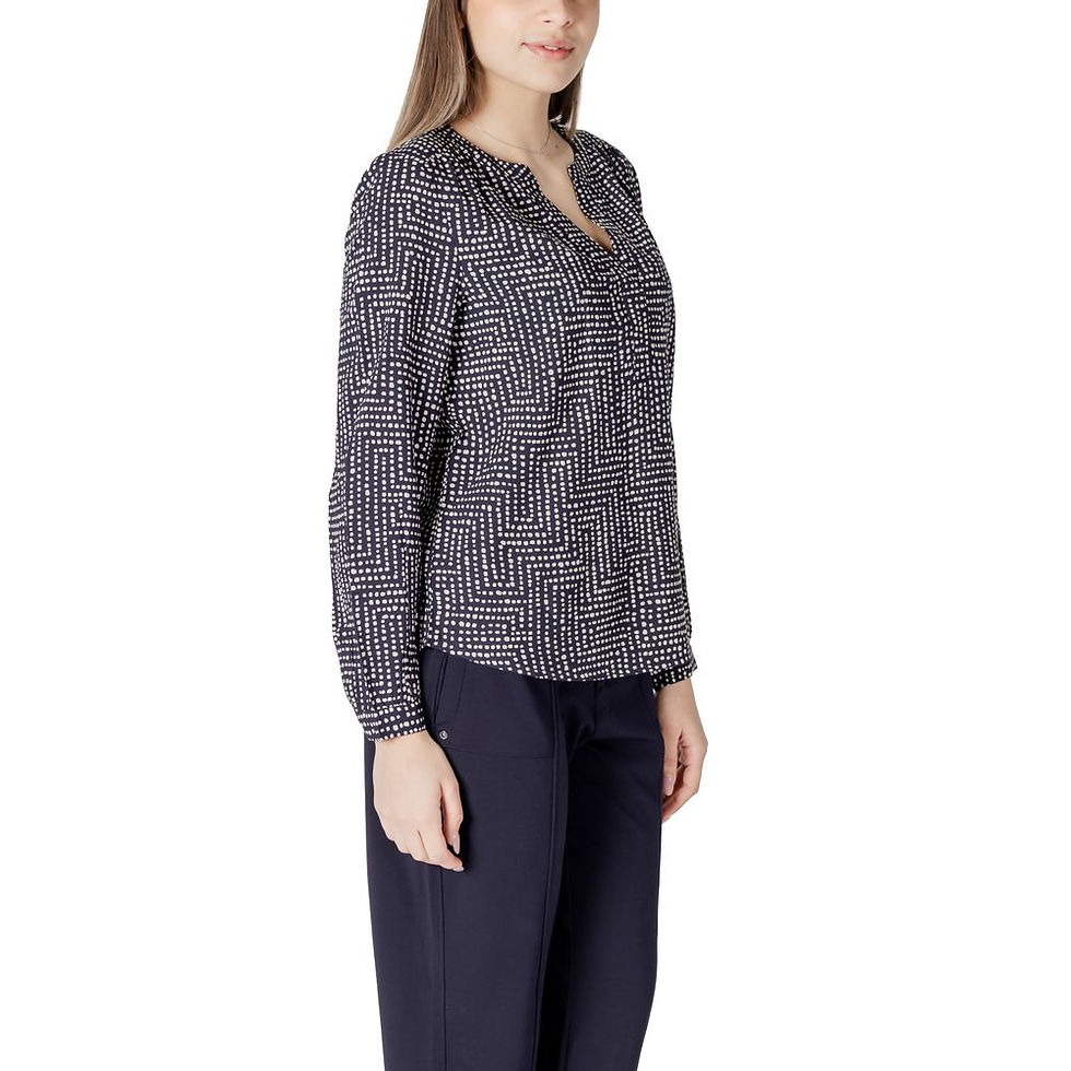 Thumbnail: Street One Blue Viscose Blouse
