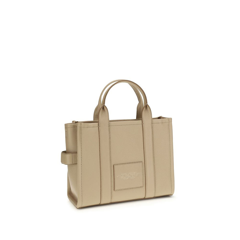 Thumbnail: Marc Jacobs Beige Calf Leather Bos Taurus Handbag