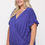 Thumbnail: Solid Viscose Knit Surplice Top With Ruffle Sleeve