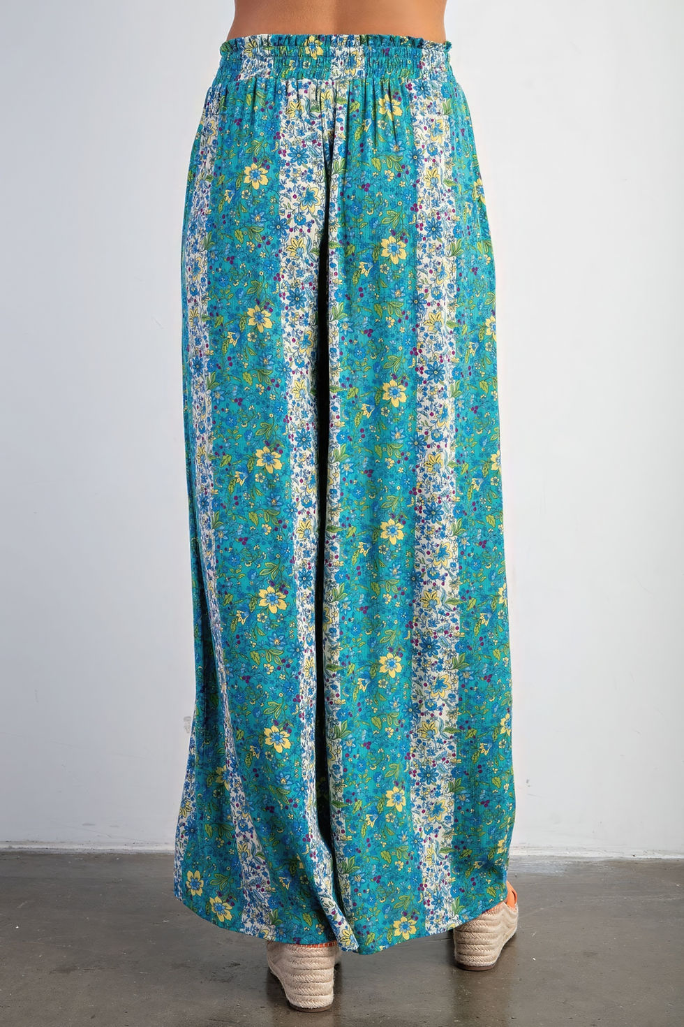 Thumbnail: Floral Print Gauze Palazzo Pants