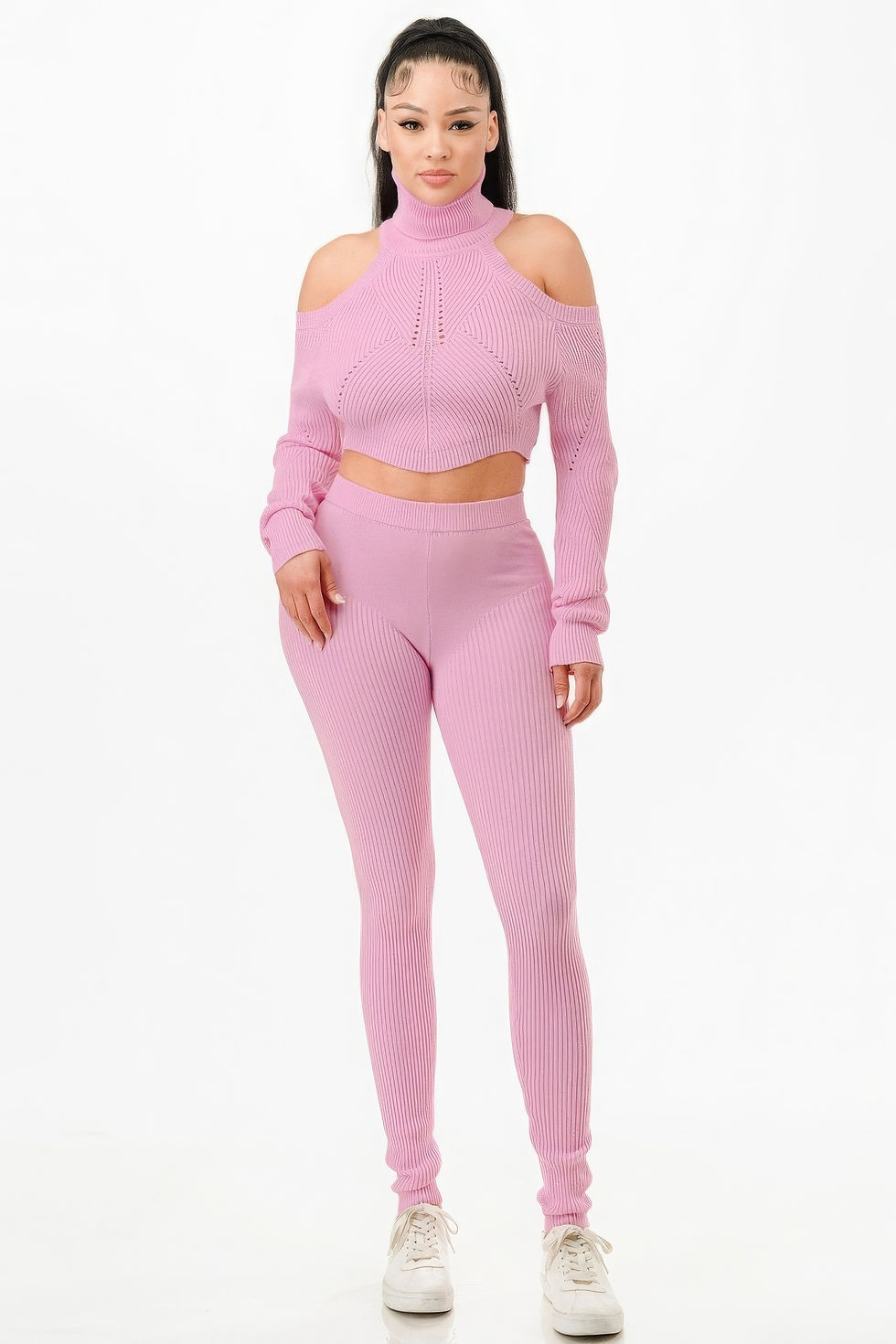 Thumbnail: Knit Top & Pants Set