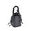 Thumbnail: Ganni Black Recycled Leather Backet Bag