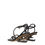 Thumbnail: Fendi Multicolor Leather Flat Sandals