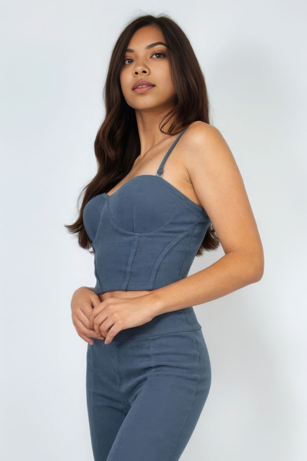 Thumbnail: Corset Bustier Sweetheart Crop Top