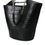 Thumbnail: Balenciaga Black Exotic Skin Leather Maxi Bucket Tote Purse Bag