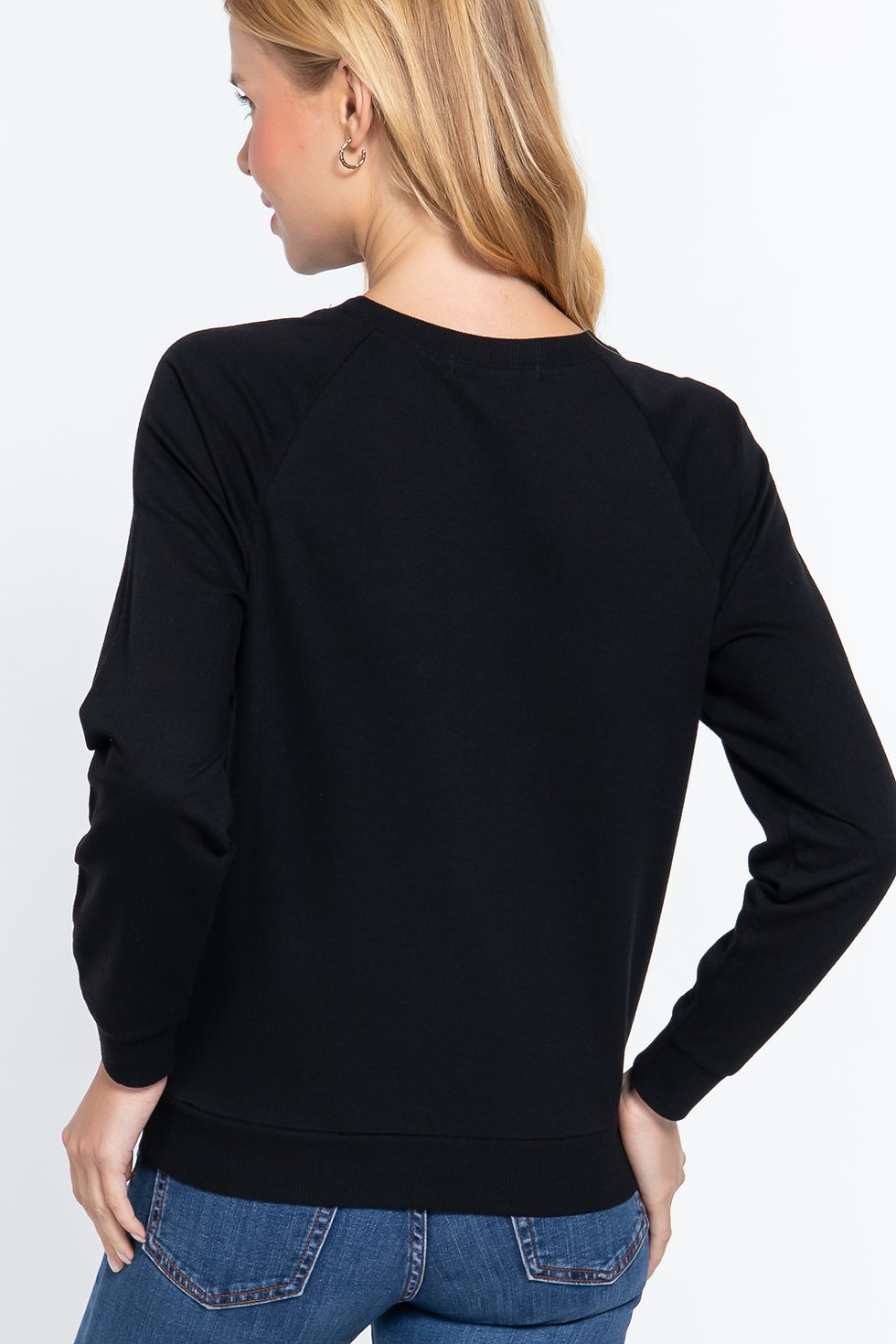 Thumbnail: Sequins French Terry Pullover Top