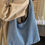 Thumbnail: Denim Hobo Bag